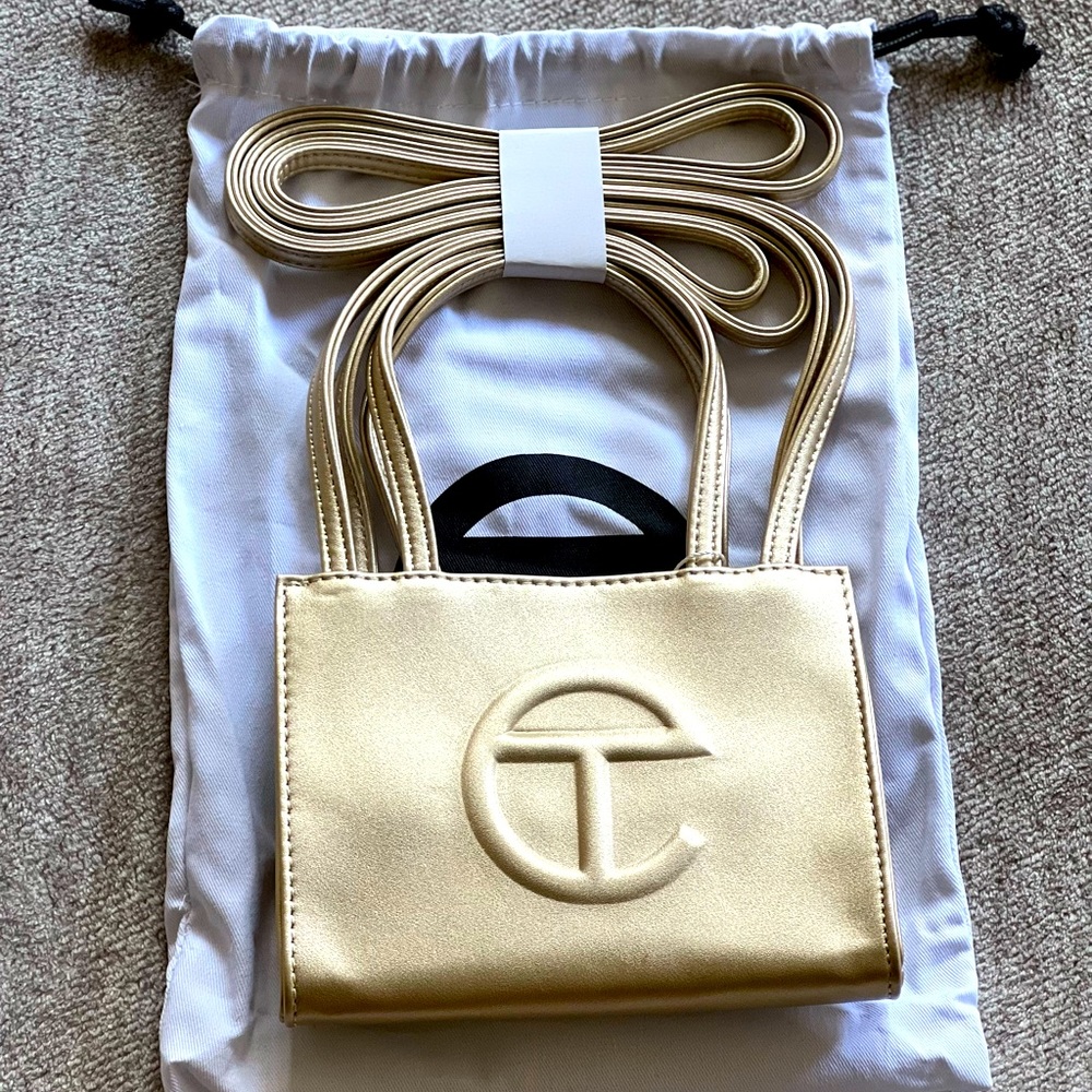 Mini Gold Telfar ((New Never Used))